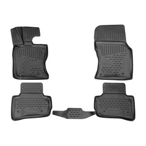 Land Rover Range Rover Velar Floor Mats - Omac - Rubber TPE 4 Pcs - Black - '18-'24